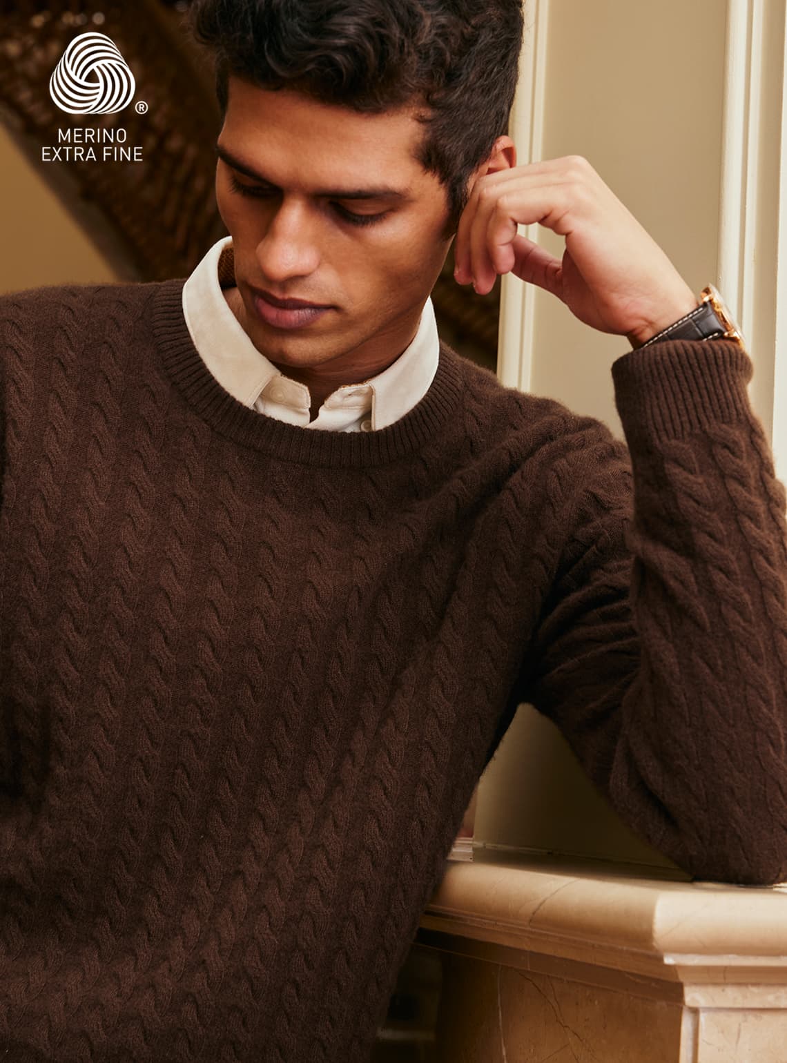 10. Cigar Cashmere Blend Pullover