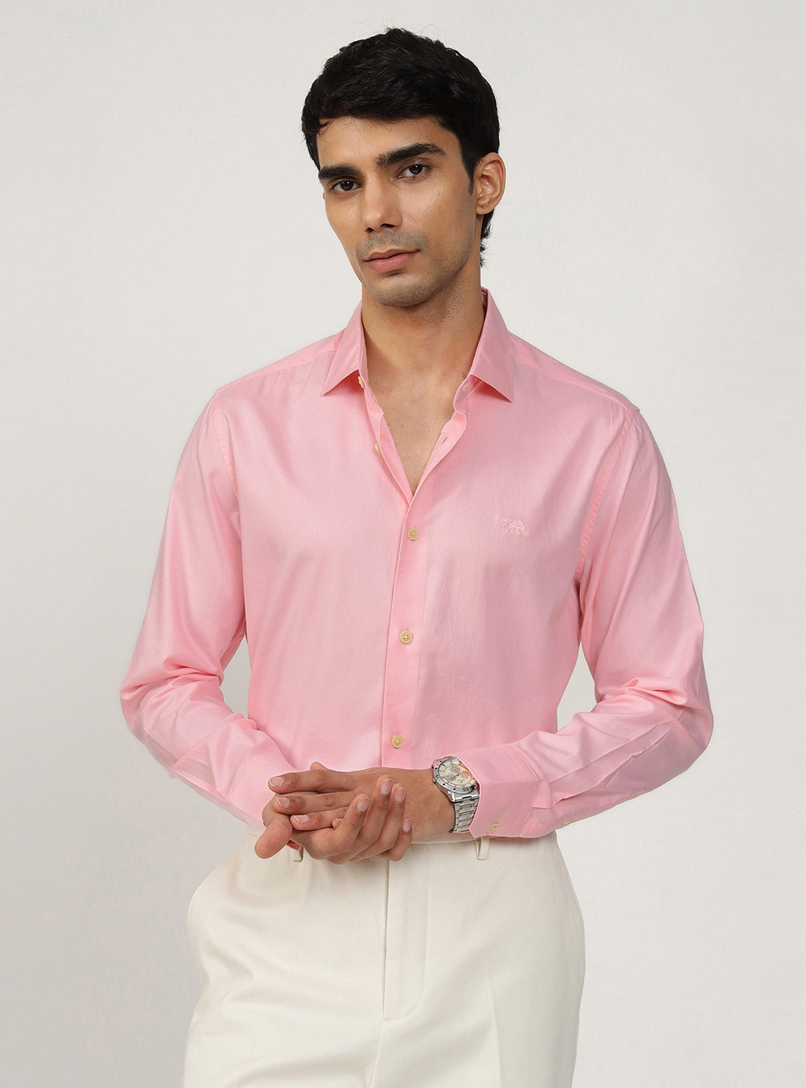 Coral Candy Cotton Shirt