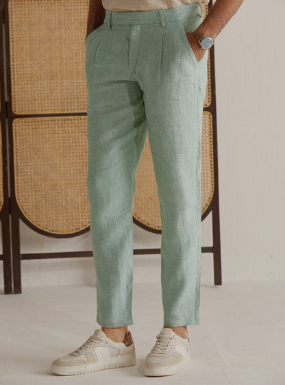 Sea Foam Linen Pants