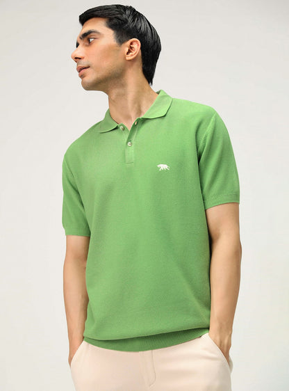 Pistachio Viscose Polo