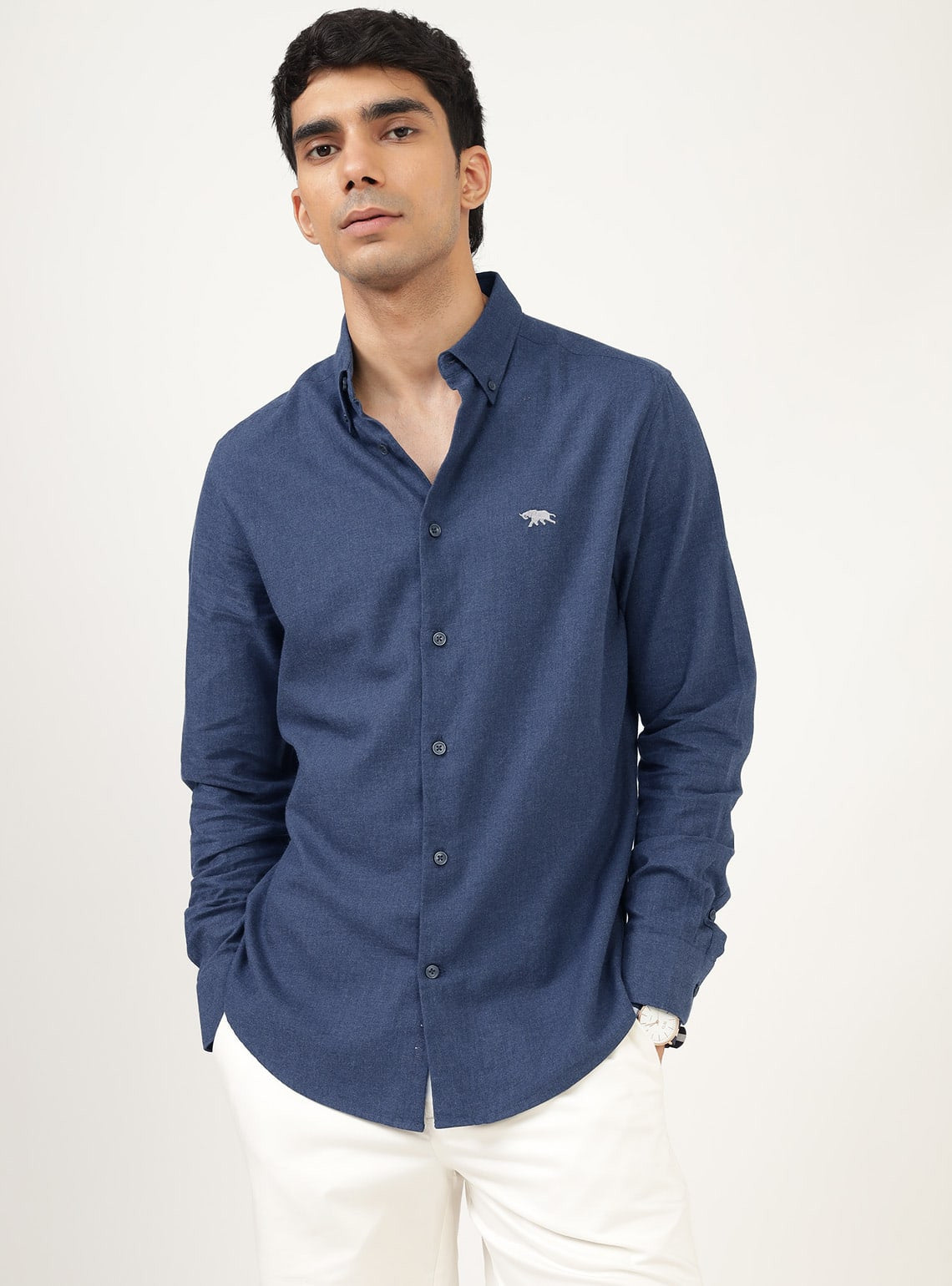 Bay Cotton Melange Shirt