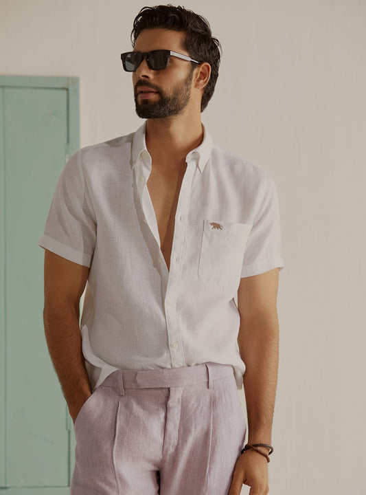 Ivory Linen Shirt