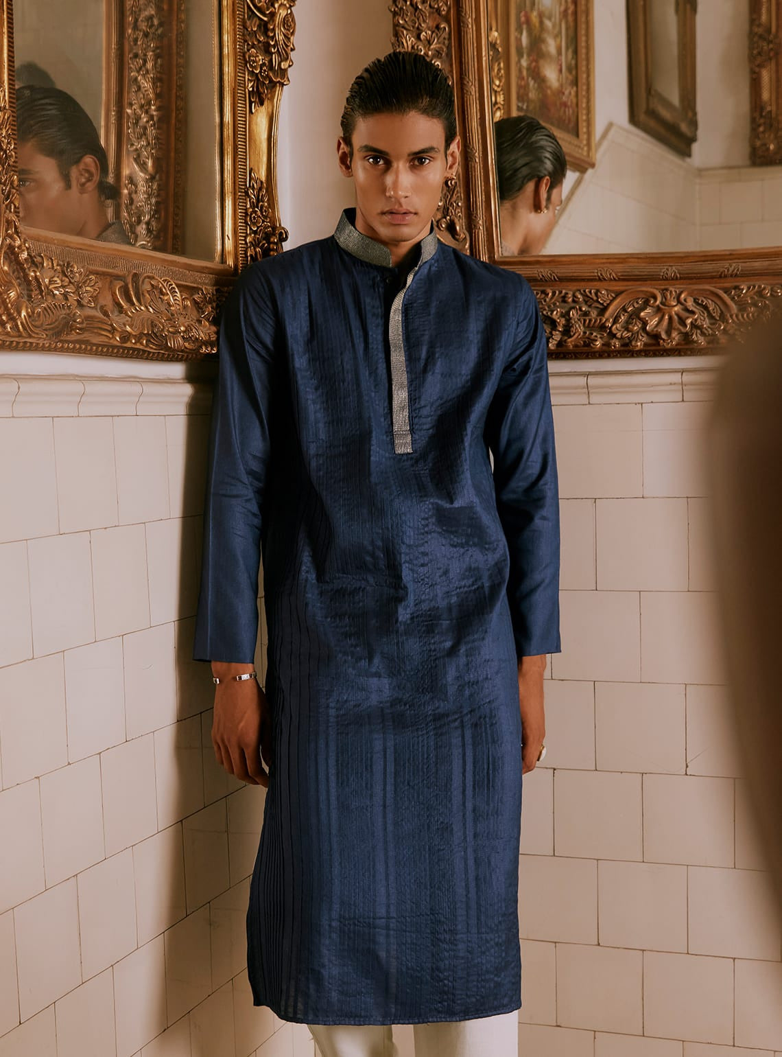 Neel Viscose-Silk Kurta