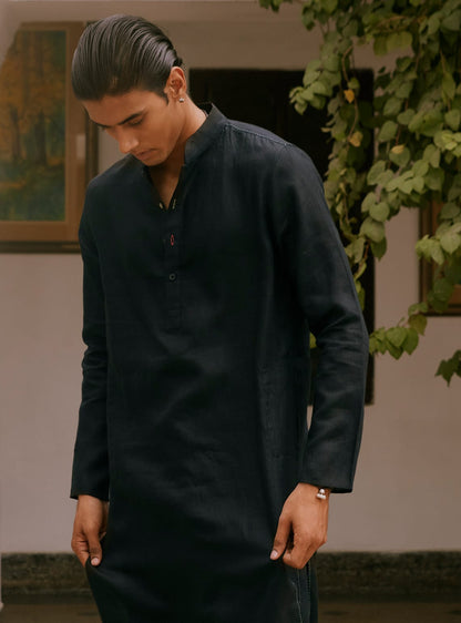 Koyal Linen Kurta