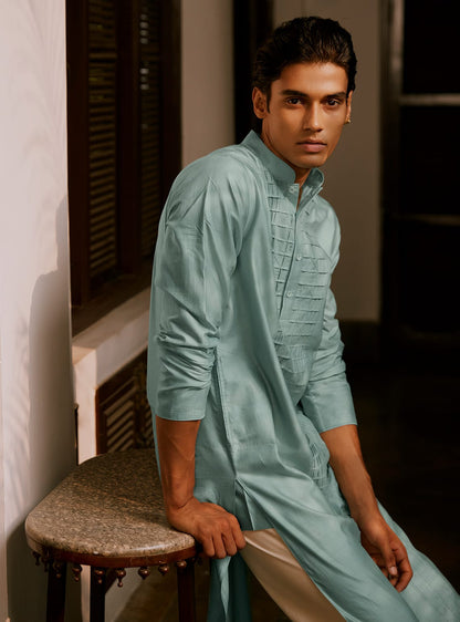 Firoza Cotton-Silk Kurta