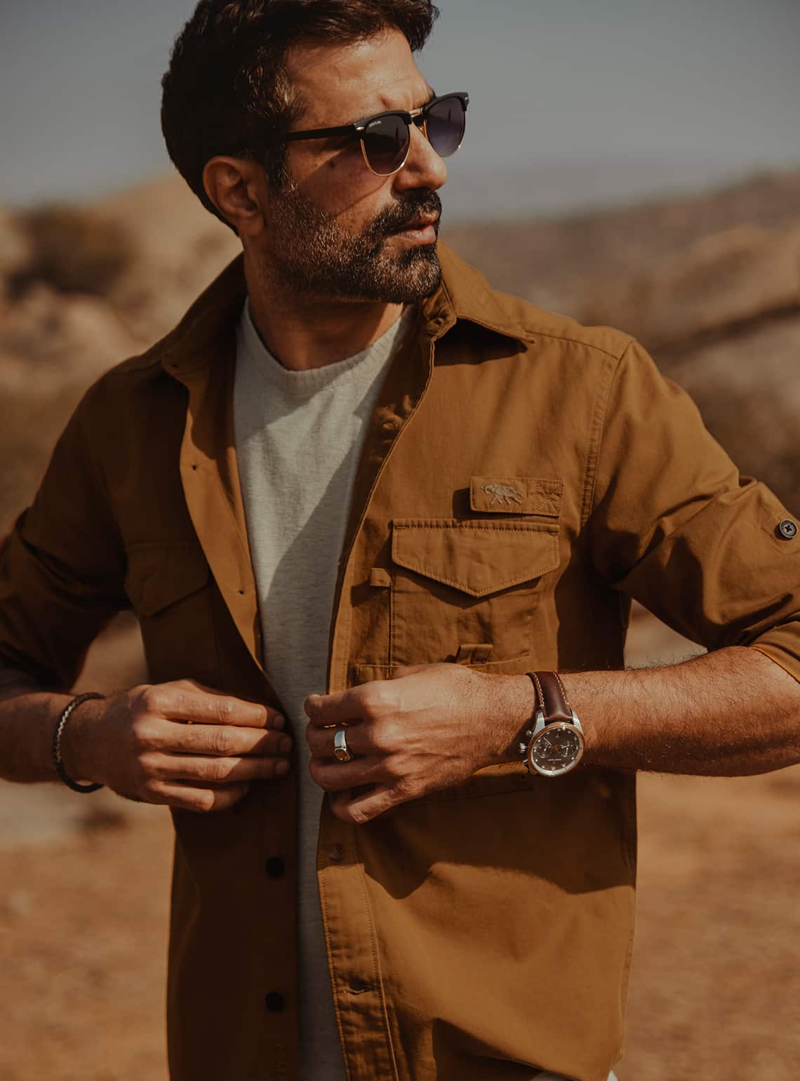 Corbett Ochre Overshirt