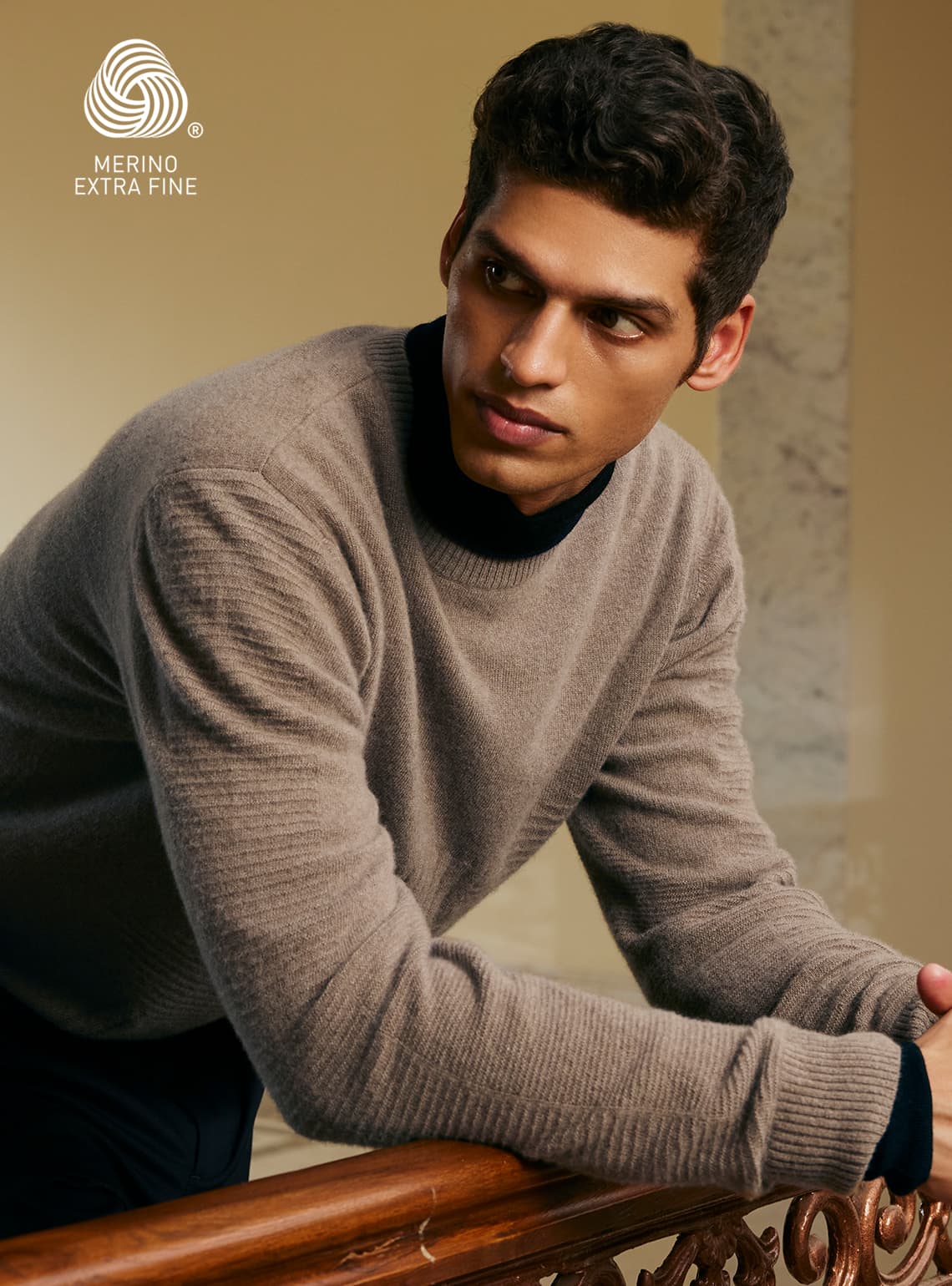 21. Sandstone Cashmere Blend Pullover