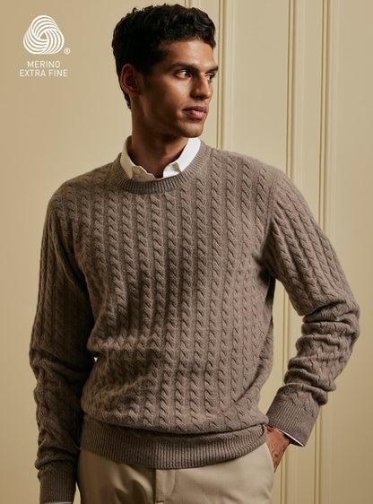 20. Sandstone Cashmere Blend Pullover