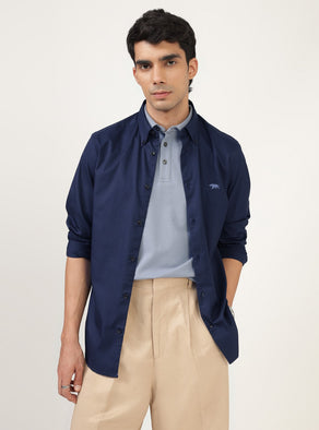 Sapphire Cotton Shirt