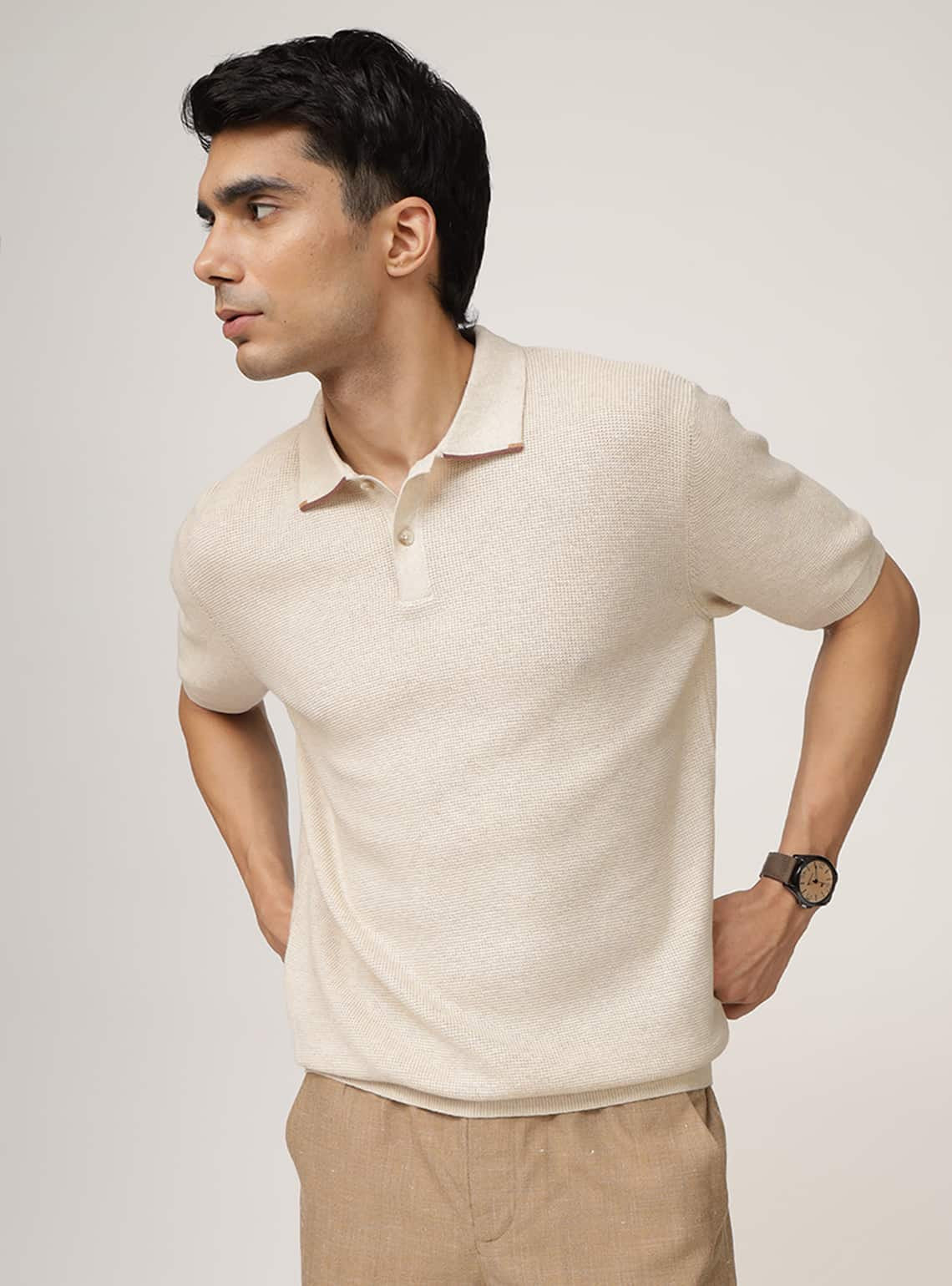 Dawnstone Cotton Melange Polo