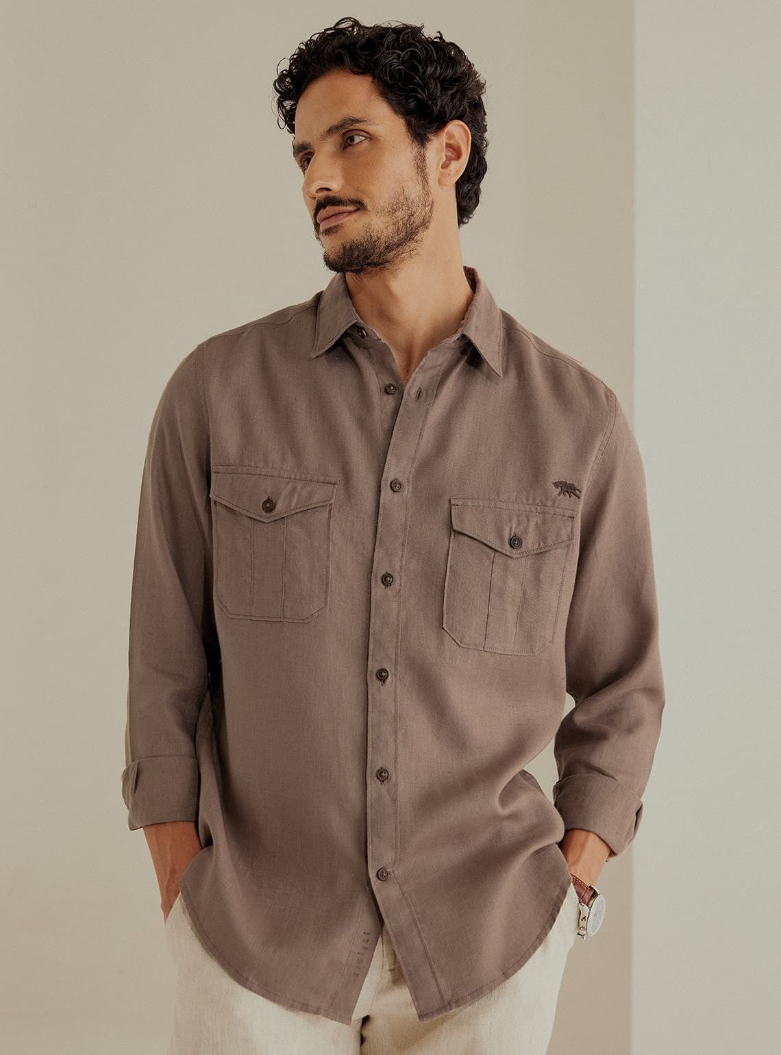 Clay Linen Shirt