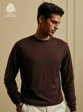 09. Cigar Merino Pullover