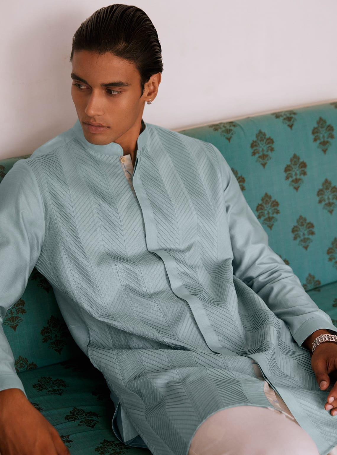 Matsya Cotton-Silk Kurta