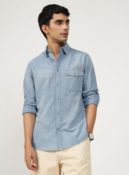 Gull Indigo Cotton Shirt