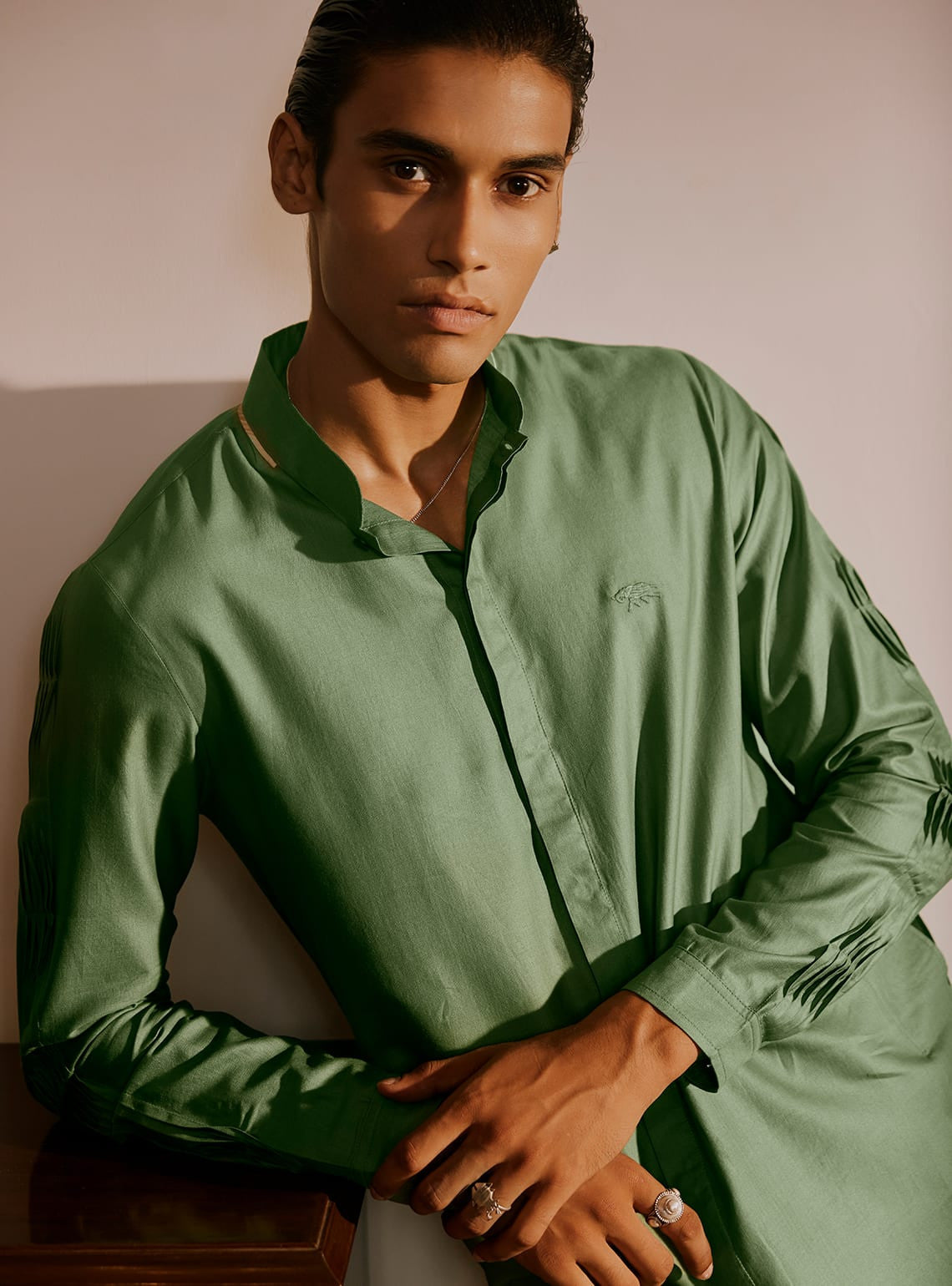 Panna Cotton-Silk Kurta