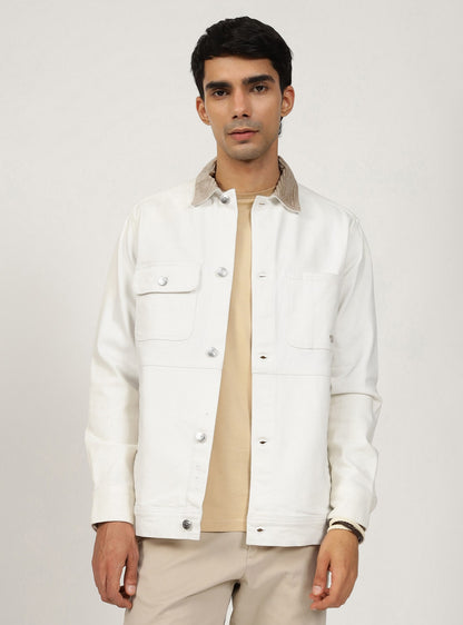 Snowdrift Cotton Corduroy Overshirt