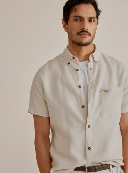 Parchment Linen Shirt