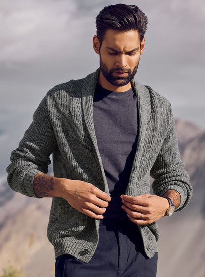 Greywolf Cotton-Wool Cardigan