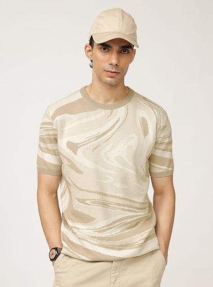 Khaki Marble Crew