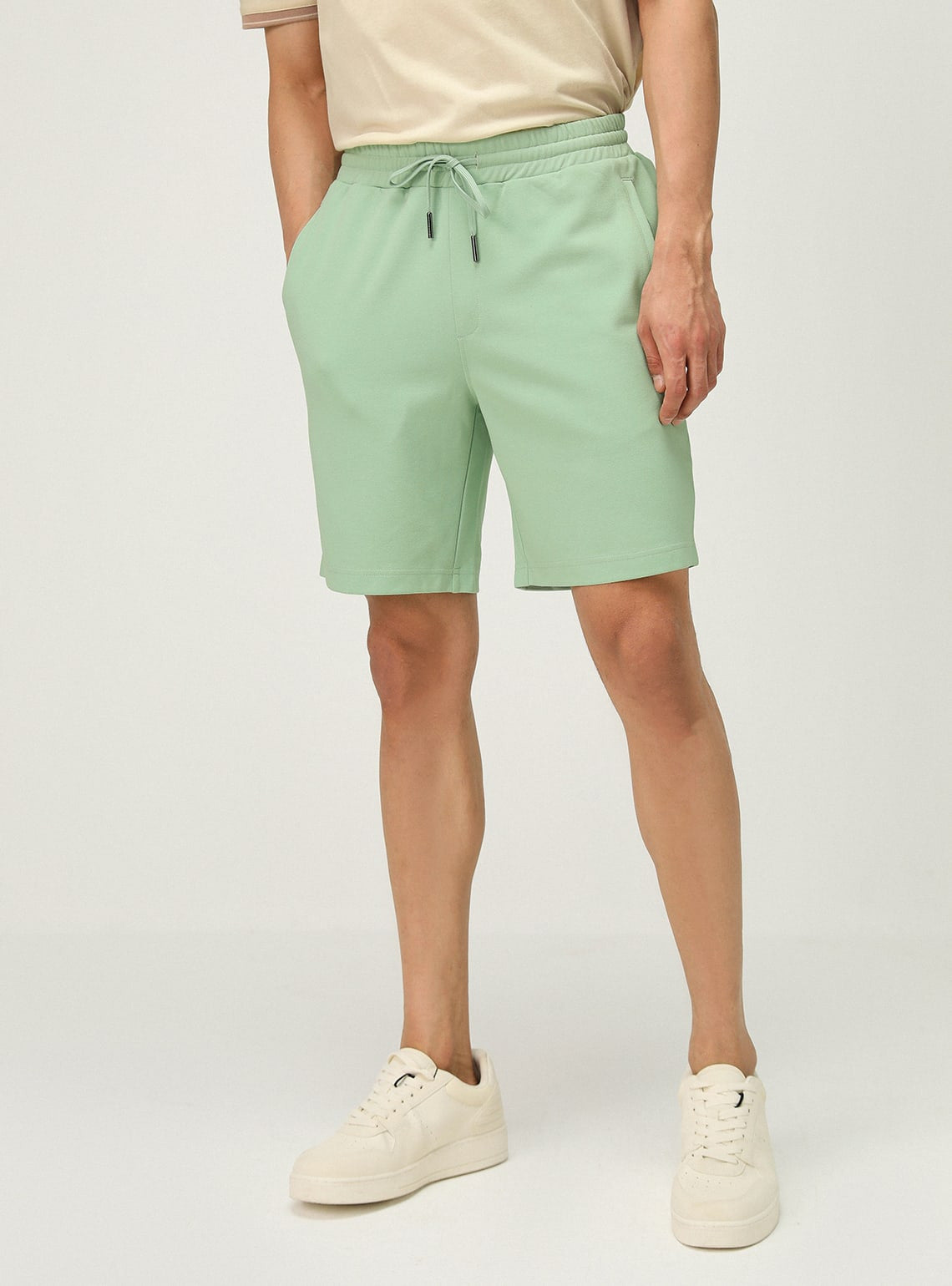 Light Sage Shorts