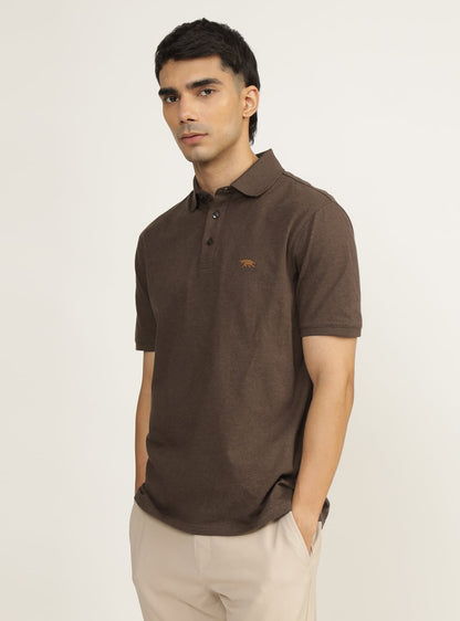 Paco Brown Melange Polo