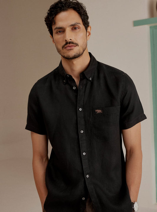 Obsidian Linen Shirt