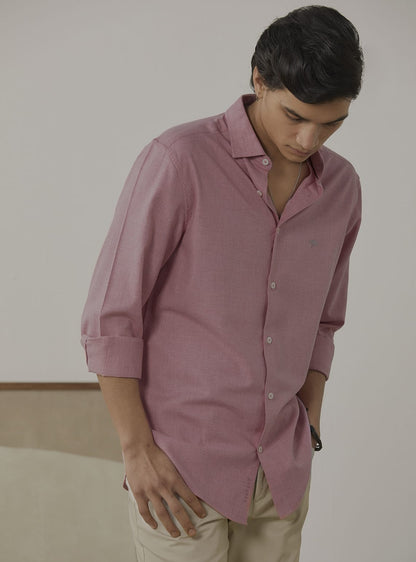 Sunset Mauve Melange Shirt