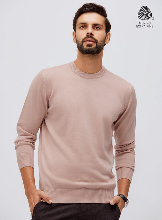 Martini Pink Merino Pullover