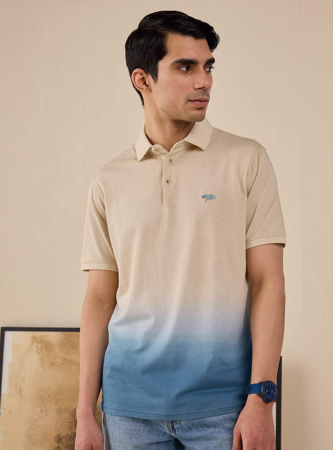 Sand Blue Polo