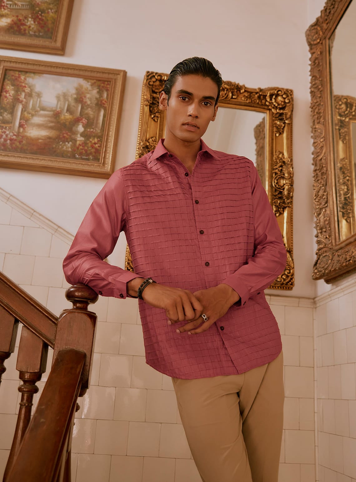 Gulaab Cotton-Silk Shirt