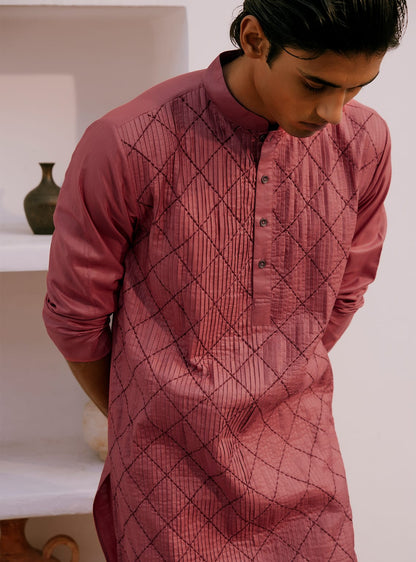 Gulaab Cotton-Silk Kurta