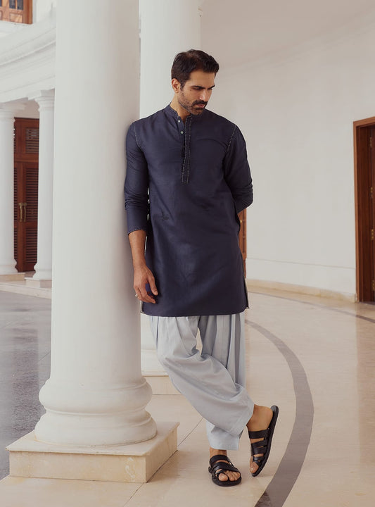 Mor Hemp-Viscose Kurta