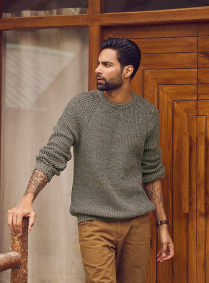 Flint Cotton-Wool Pullover