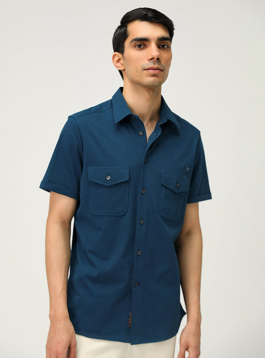 Nile Blue Shirt-Half