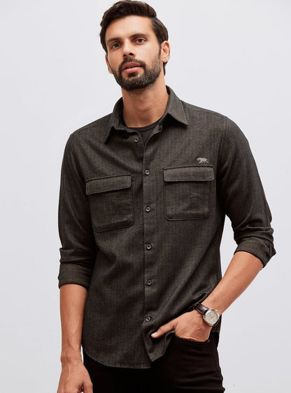 Woodbark Cotton Shirt