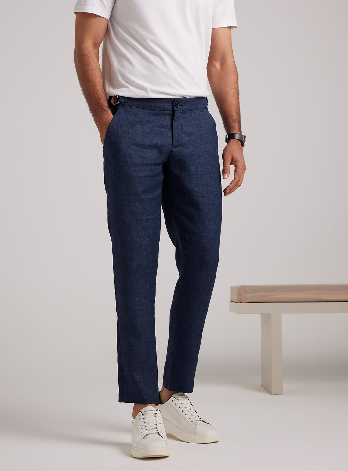 Deep Sea Linen Pants