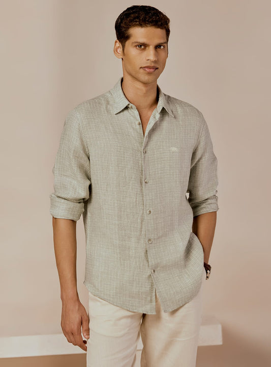 Silver Sand Linen Shirt