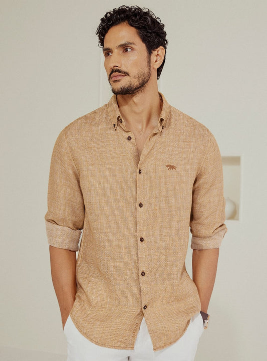 Champagne Linen Shirt