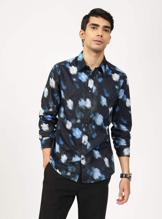 Night Bloom Cotton Shirt