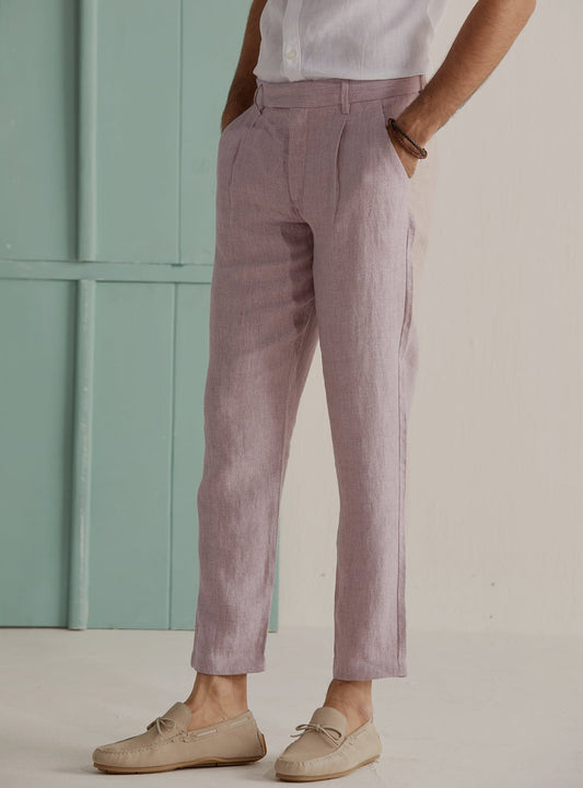 Duskyrose Linen Pants