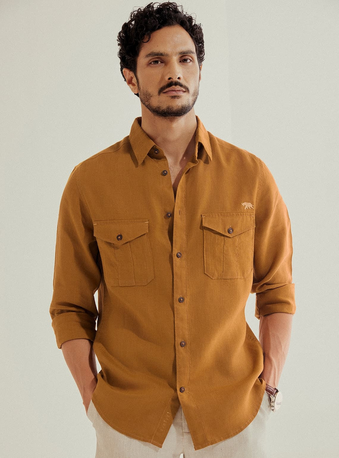 Aztec Linen Shirt