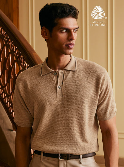 11. Oak Merino Polo