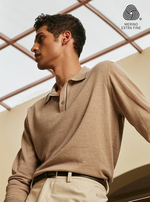 12. Oak Merino Polo