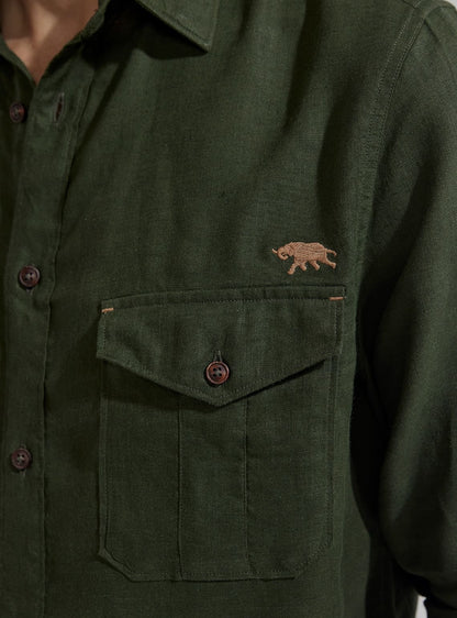 Viridian Linen Shirt