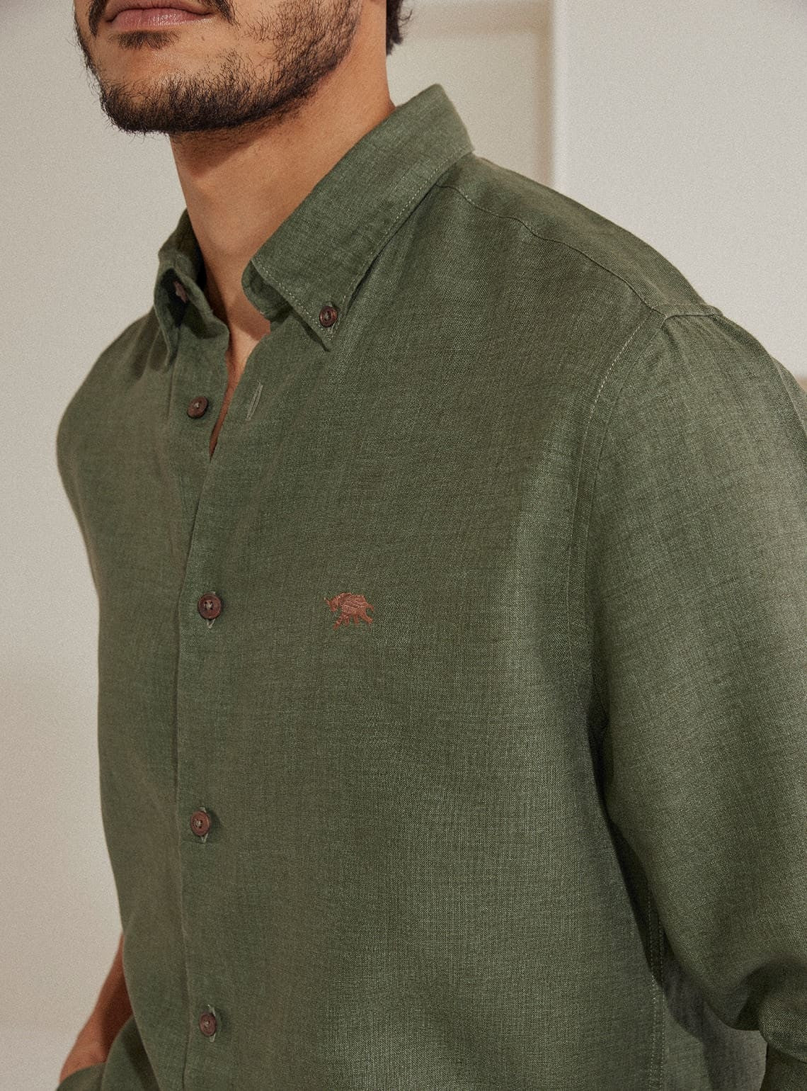 Kelp Linen Shirt