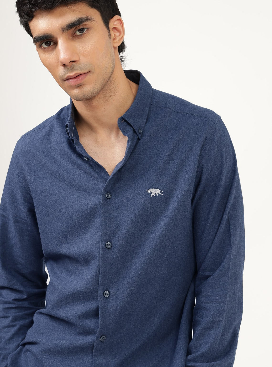 Bay Cotton Melange Shirt