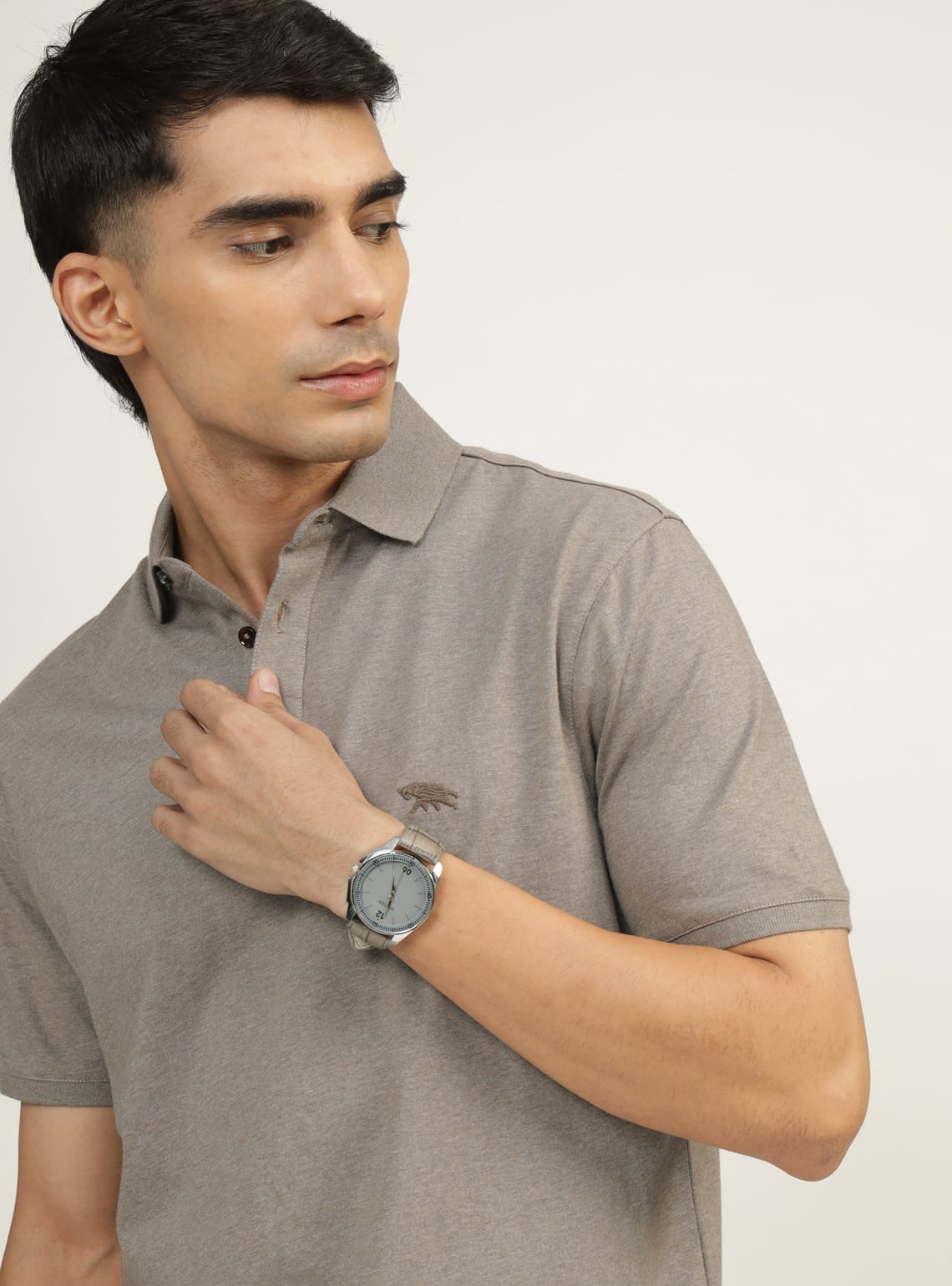 Tapa Brown Cotton Polo