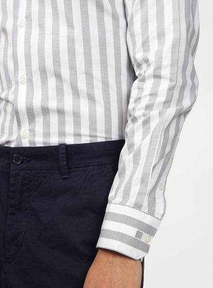 Slate Stripe Cotton Shirt