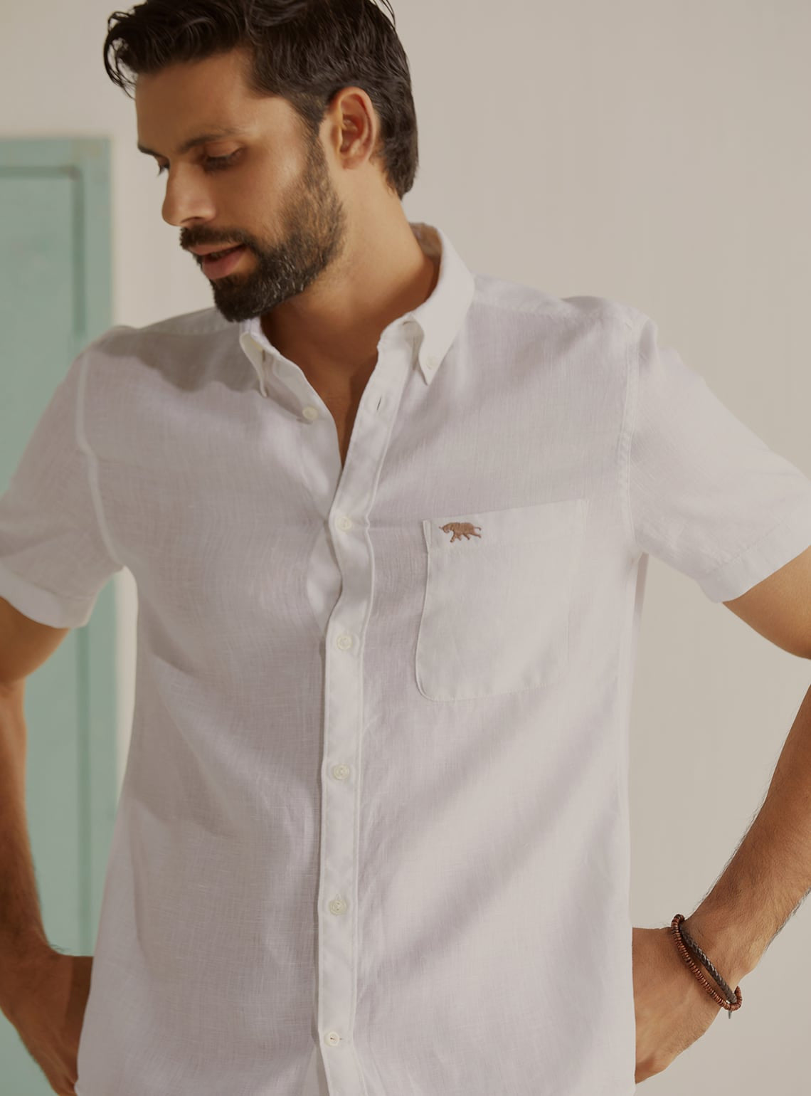 Ivory Linen Shirt