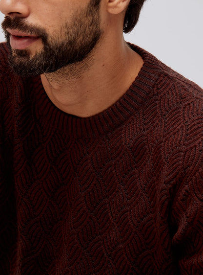 Ruby Brown Merino Pullover